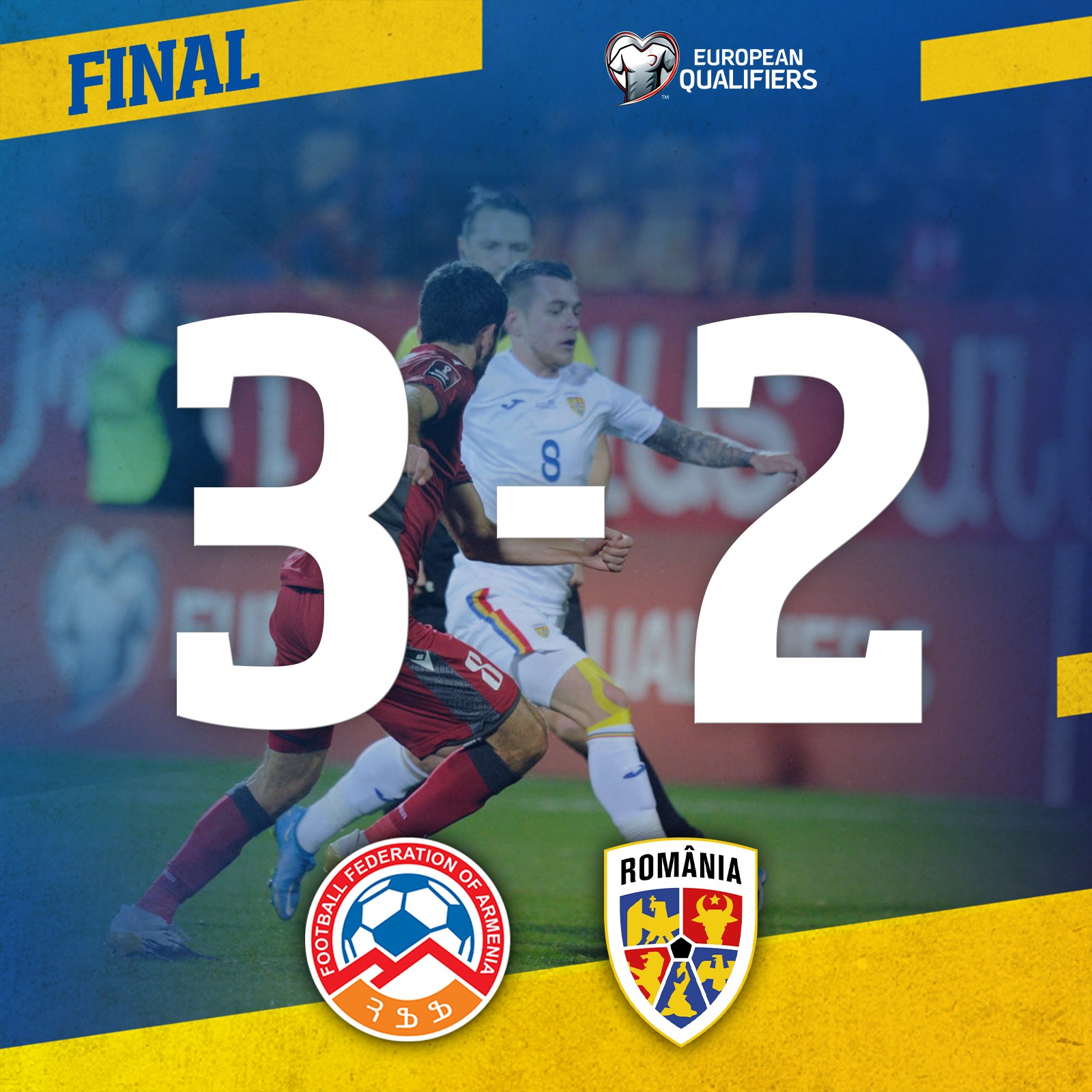 Echipa României a fost învinsă pe final în Armenia