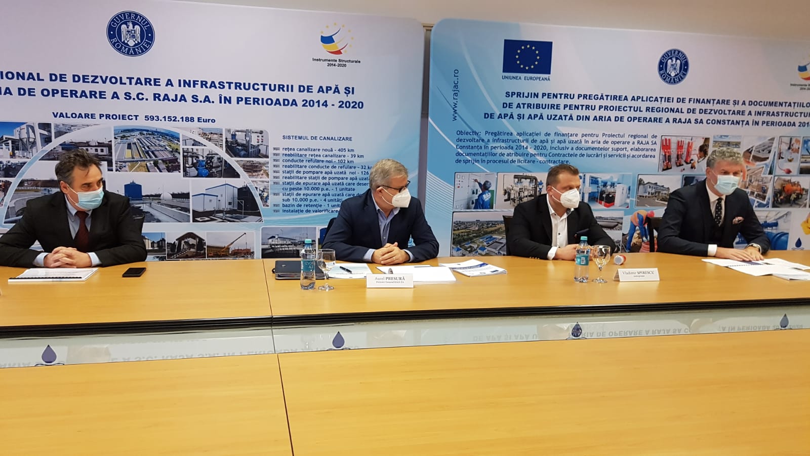 RAJA a semnat Contractul de lucrări ”Rețele de apă și canalizare Năvodari și Mamaia Sat”