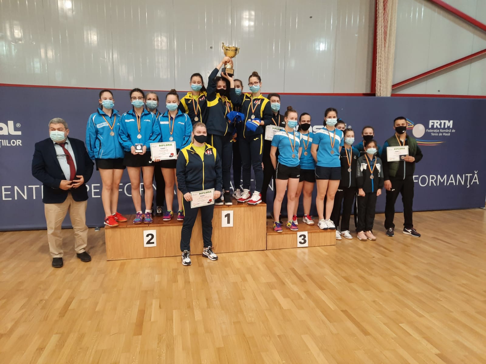 Echipa de tenis de masă LPS „Nicolae Rotaru” Constanța este campioană națională la junioare II