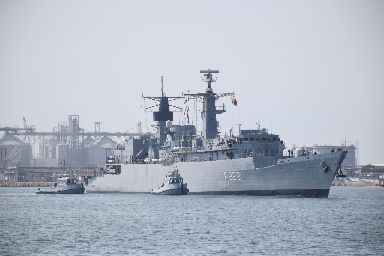 CONSTANŢA: Fregata ”Regina Maria” a încheiat o nouă misiune NATO