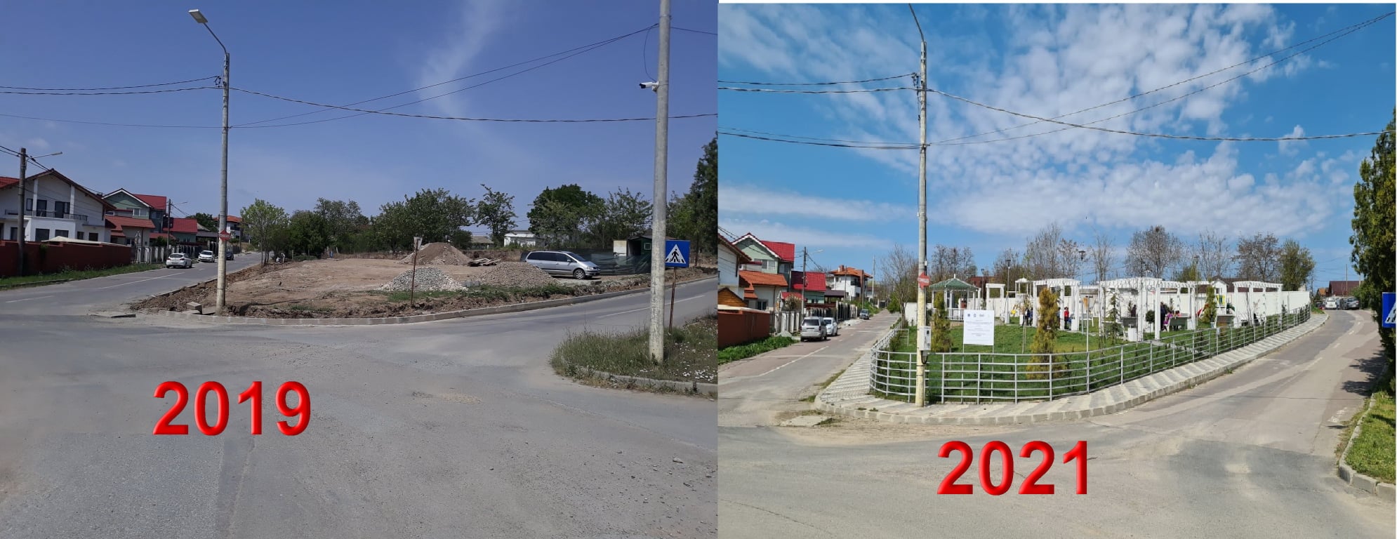 Proiectul de amenajare a grădinii publice din Techirghiol, finalizat