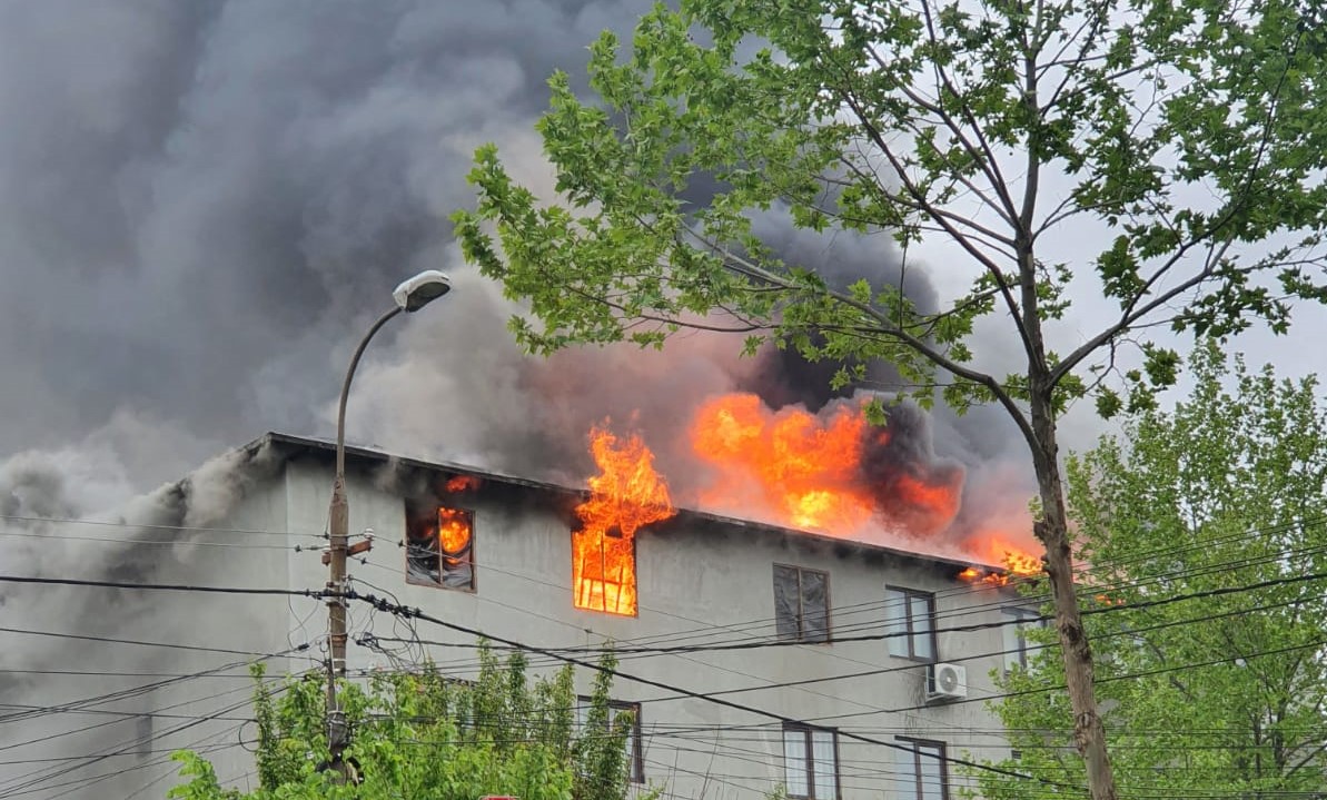 Incendiu la o vilă din Eforie Sud