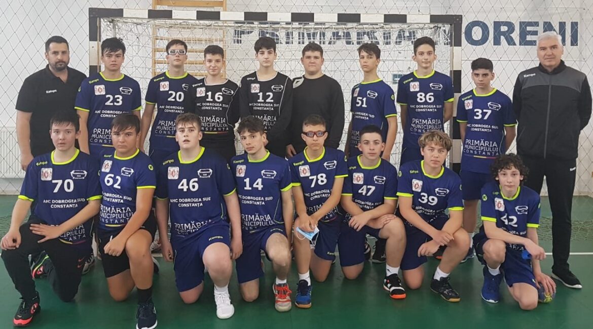 Juniorii 3 de la HC Dobrogea Sud Constanța au nevoie de o victorie pentru calificarea în semifinalele Campionatului Național