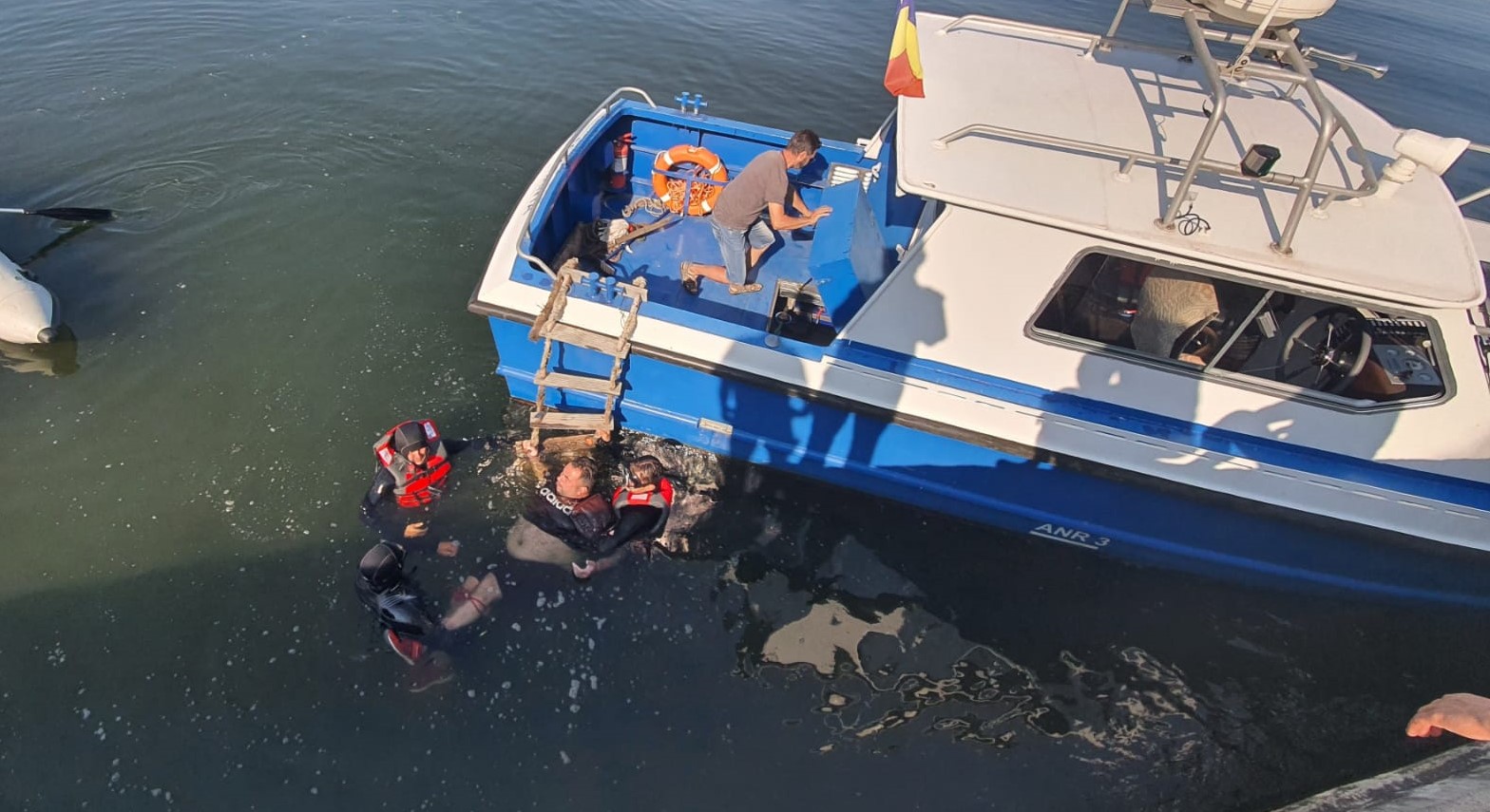 Județul Constanța: Bărbat salvat din canalul Dunăre – Marea Neagră