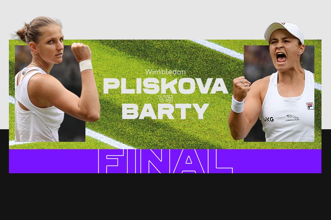 Finala feminină de la Wimbledon se dispută astăzi între Barty și Pliskova