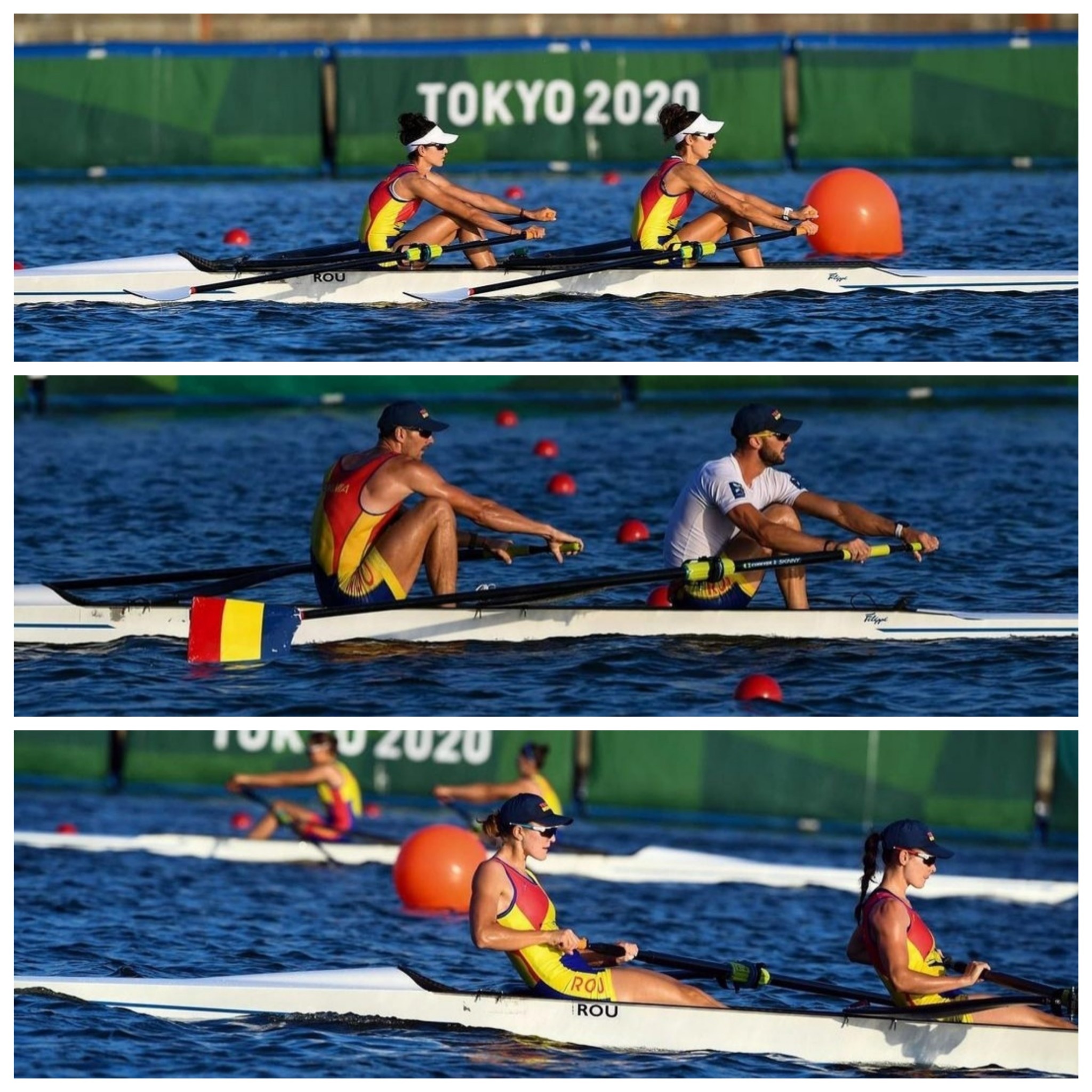 Alte trei echipaje româneşti la canotaj s-au calificat în finalele pentru medalii la Tokyo
