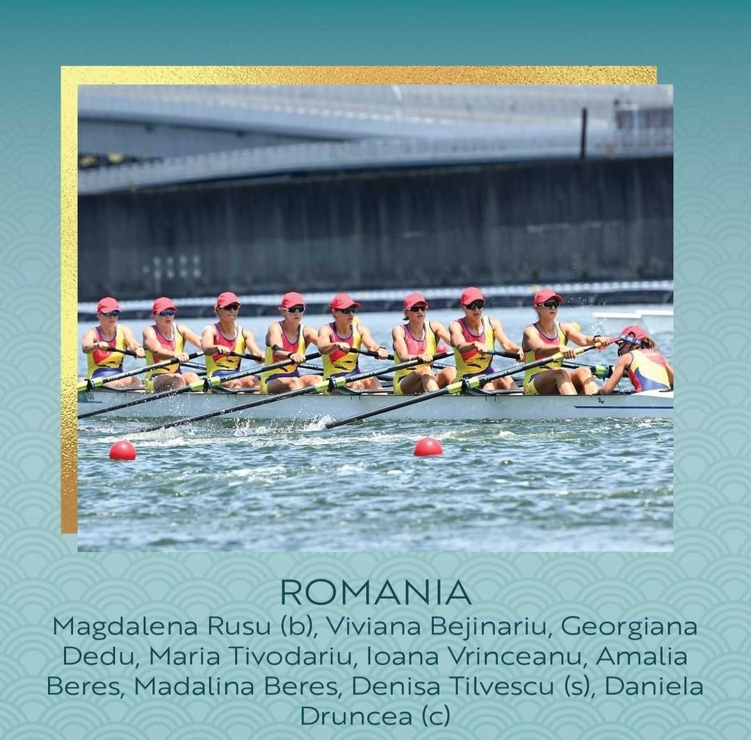 România s-a clasat pe locul al 6-lea în finala probei de opt plus unu feminin la JO