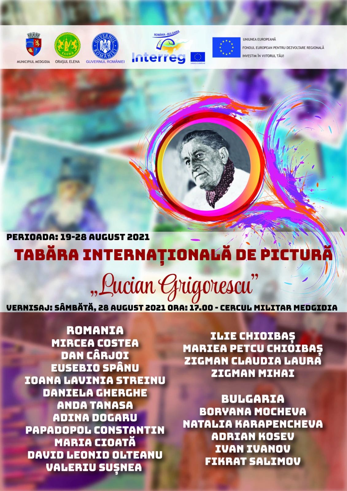 MEDGIDIA: Tabăra Internațională de Pictură „Lucian Grigorescu”, la cea de-a XVII-a ediție