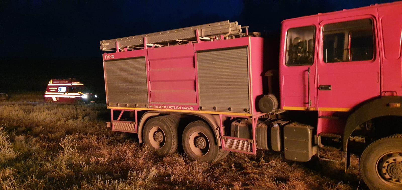 TULCEA: Pompierii au intervenit la cinci incendii într-o singură zi