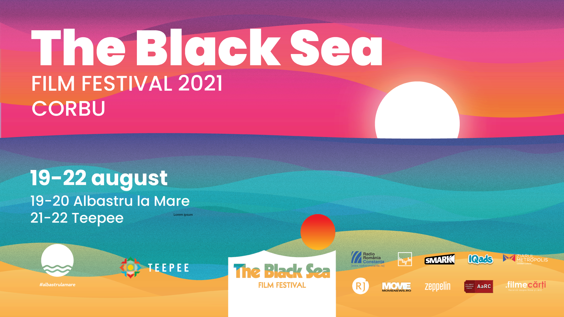The Black Sea Film Festival are loc la Corbu, în perioada 19 – 22 august