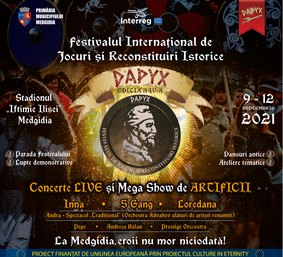 La MEDGIDIA – Festivalul de Jocuri și Reconstituiri Istorice – DAPYX 2021