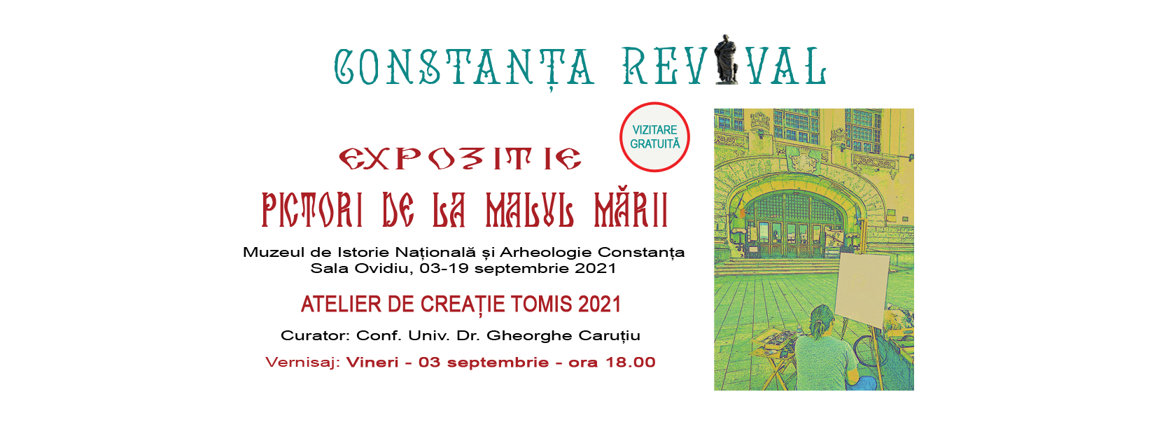 CONSTANŢA: „Pictori de la malul mării” – expoziție de artă contemporană, la Muzeul de Istorie Națională și Arheologie