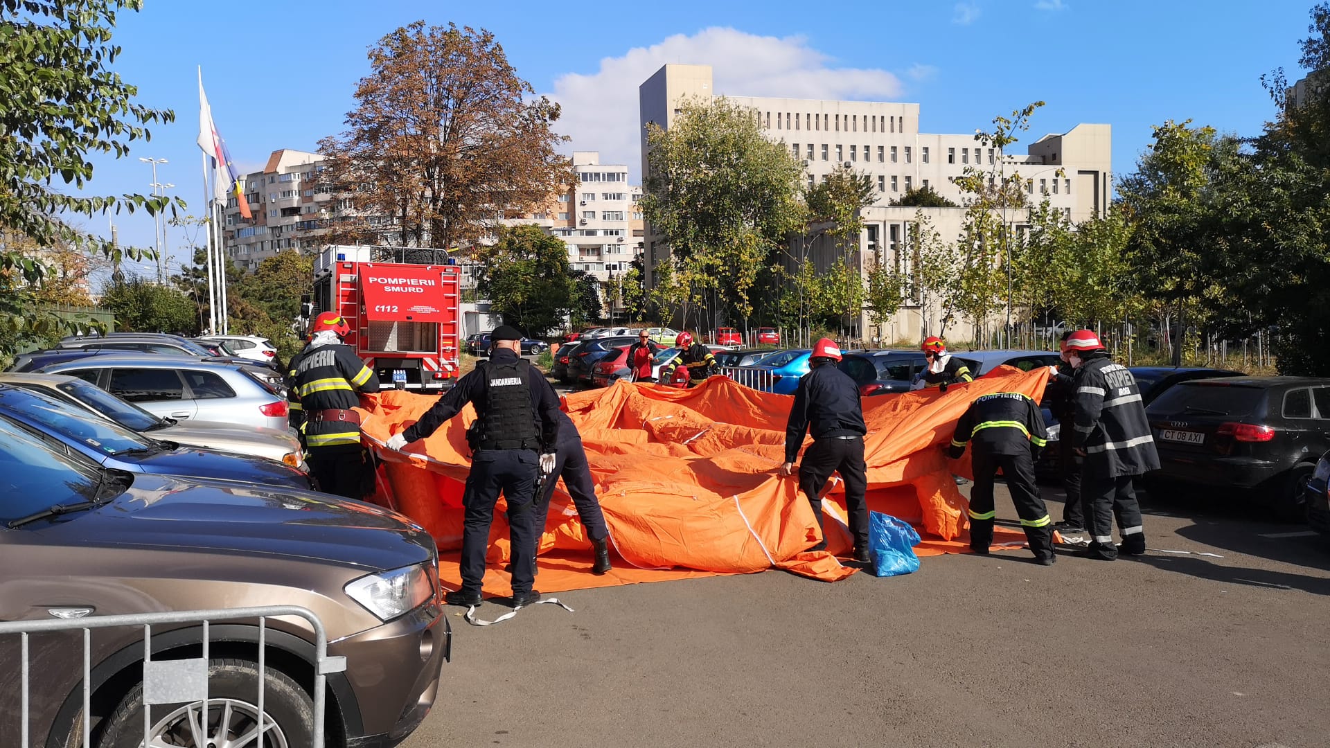 UPDATE Constanţa: Incendiu la Secţia ATI a Spitalului de Boli Infecţioase; a fost activat Planul roşu de intervenţie