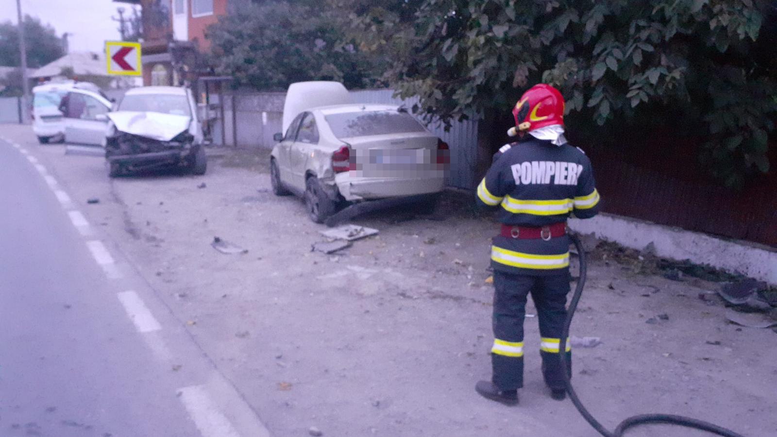 Județul TULCEA: Conductă de gaz avariată în urma unui accident rutier
