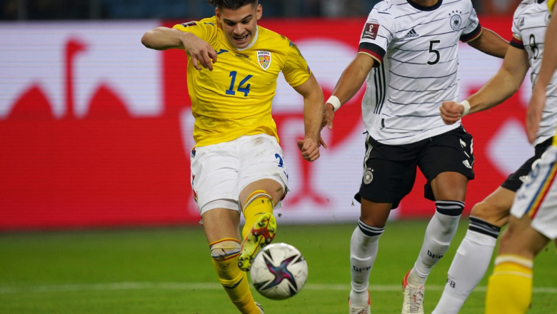 România a coborât pe locul 4 în grupa preliminariilor CM de fotbal 2022 după înfrângerea cu Germania