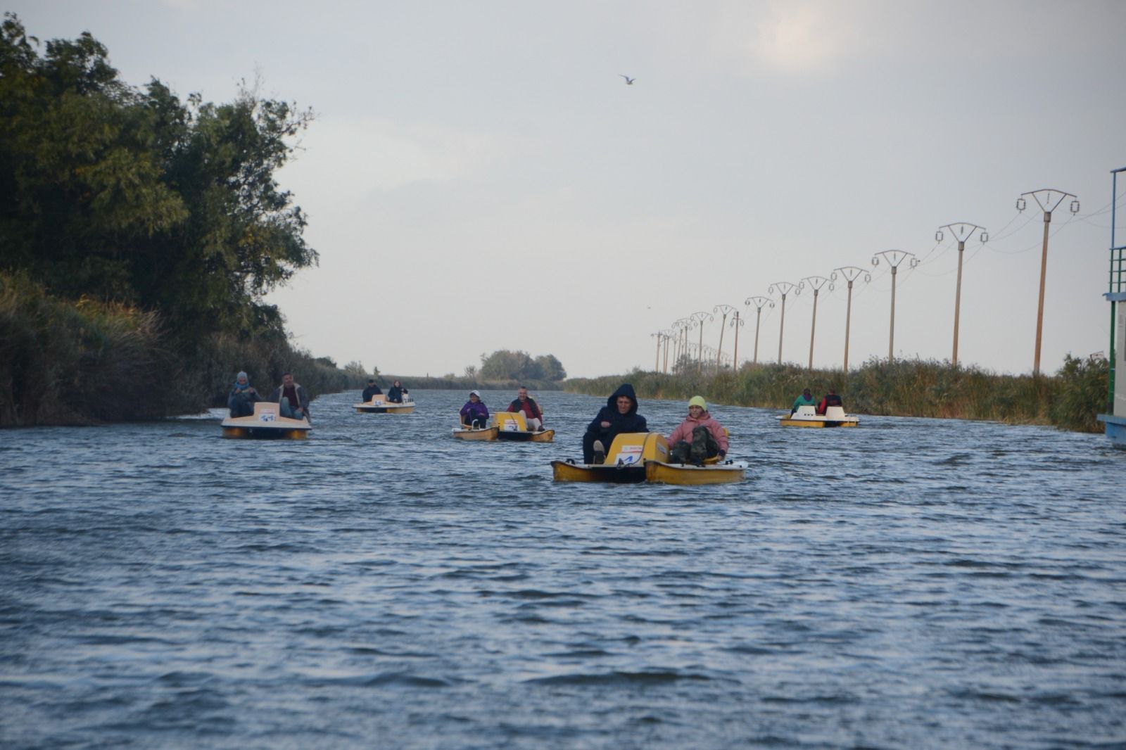 Numărul turiştilor care au vizitat Delta în 2021, în scădere faţă de 2019