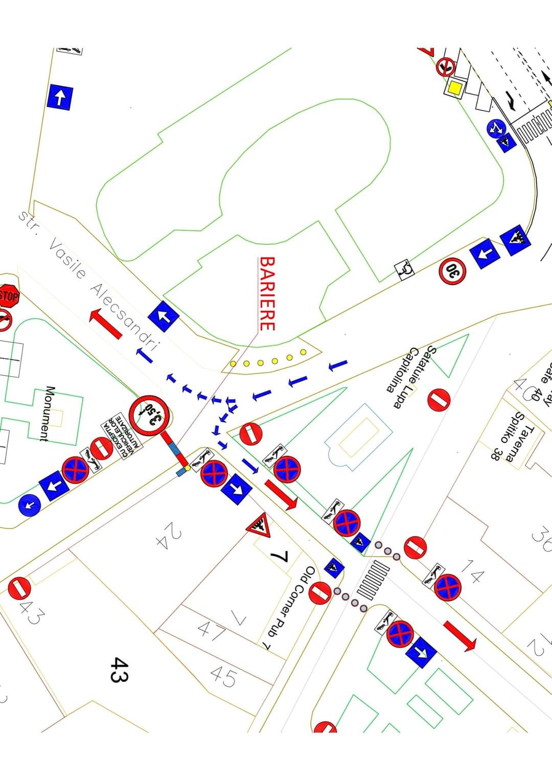 CONSTANȚA: Rute alternative pentru şoferi, pentru a ocoli zona pietonală zona Peninsulă
