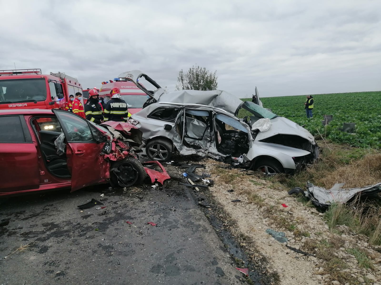 Județul Constanța/FOTO: Trei persoane au decedat în urma unui accident rutier