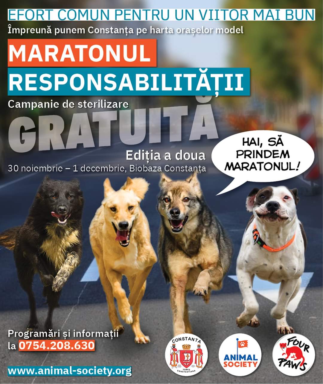 CONSTANŢA: Mâine începe a doua ediţie a Maratonului Responsabilităţii