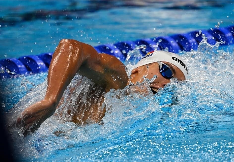 David Popovici este campion european în proba de 200 m liber