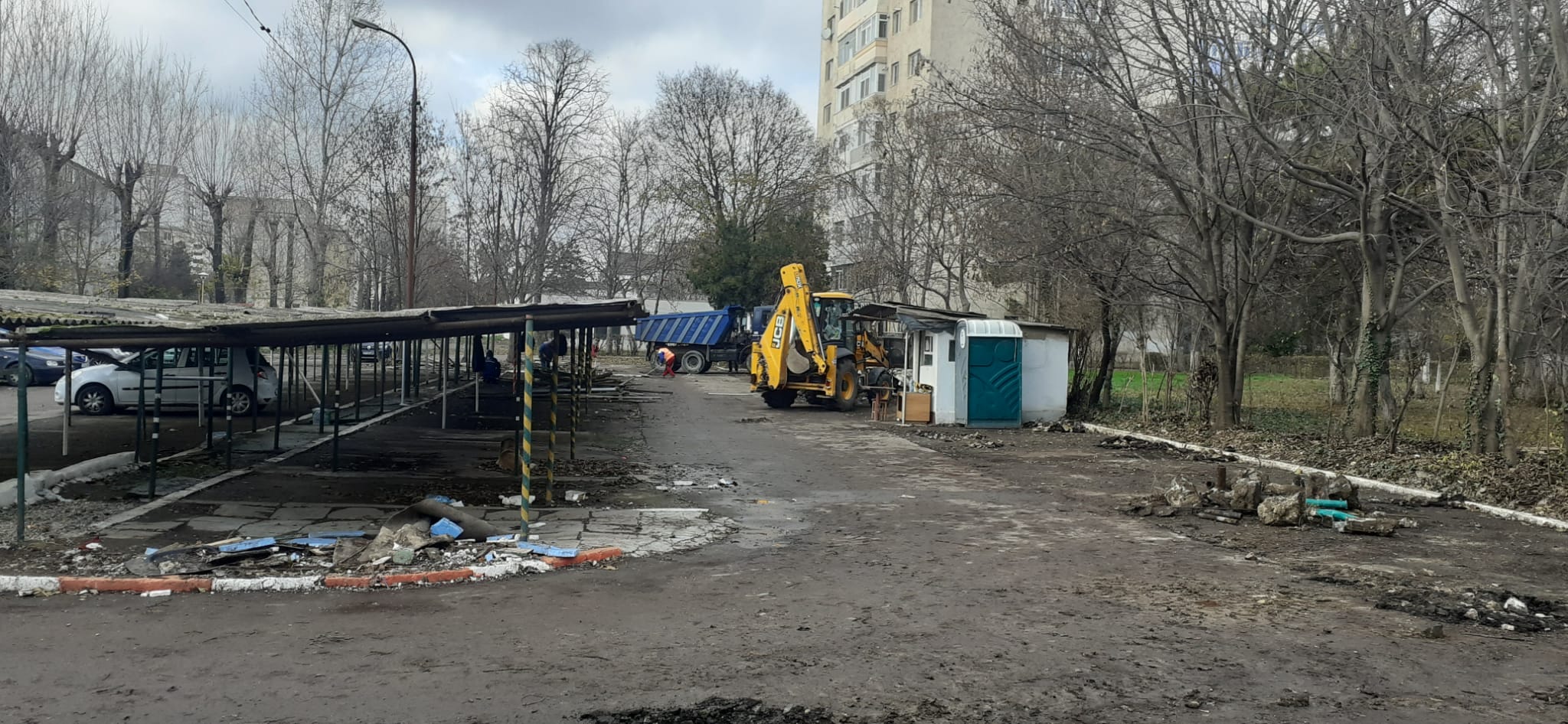 CONSTANŢA: Parcare cu plată amenajată în cartierul Km 4 – 5