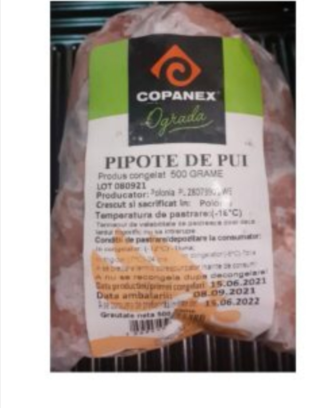 Pipote şi ficăţei de pui, retrase de la comercializare din magazinele Profi şi Penny
