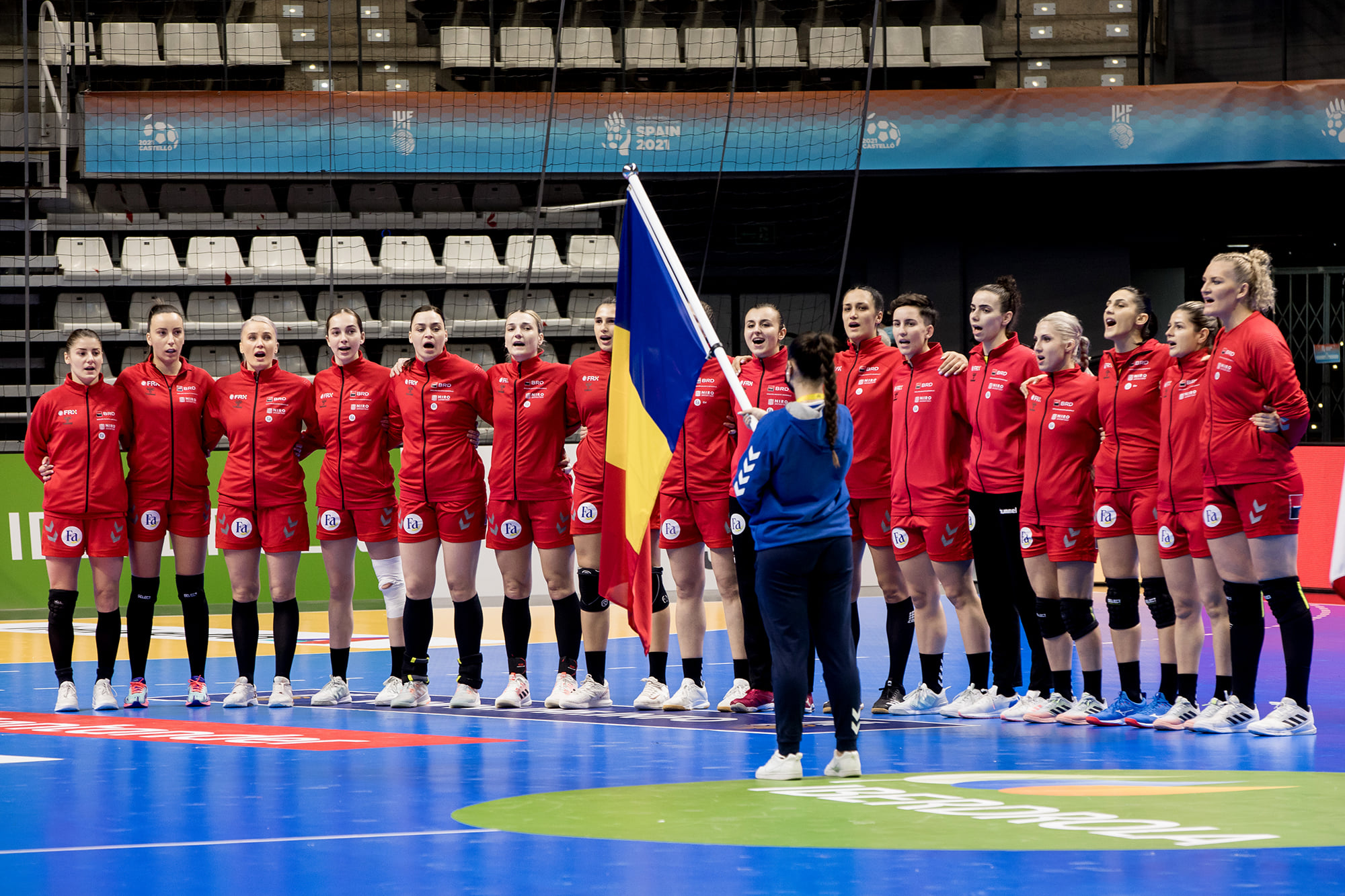 Naționala României susține luni, ultimul meci de la Campionatul Mondial