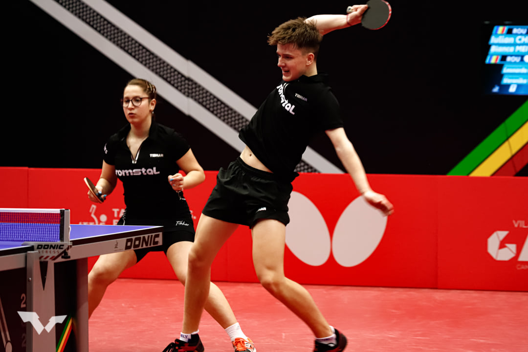 Bianca Mei-Roşu și Iulian Chiriță vor juca finala de dublu mixt (U15) la Mondialele de juniori