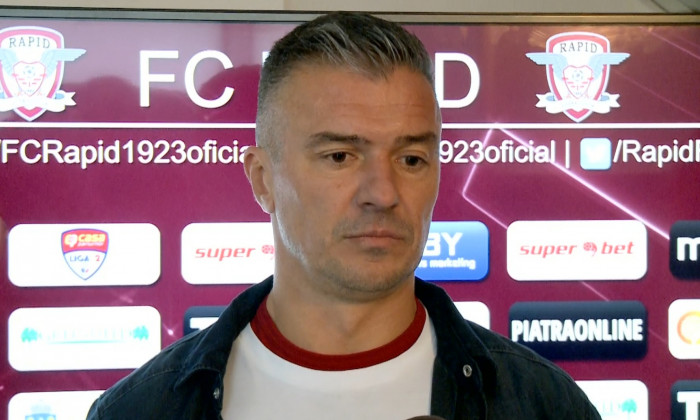 Fotbal: Daniel Pancu, numit antrenor principal al Rapidului
