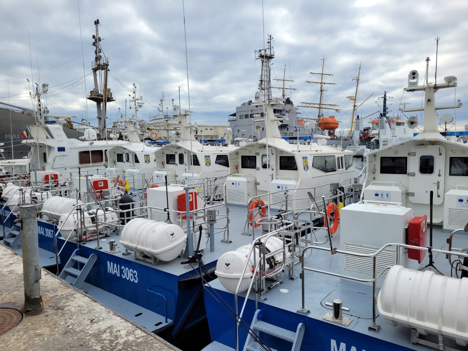 Cinci șalupe de mare viteză au intrat în flota Gărzii de Coastă