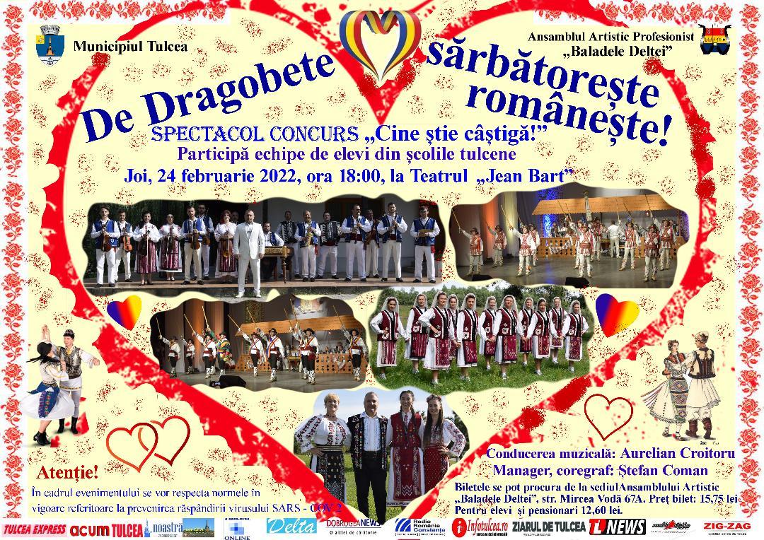 TULCEA: Spectacol „De Dragobete sărbătorește românește!”