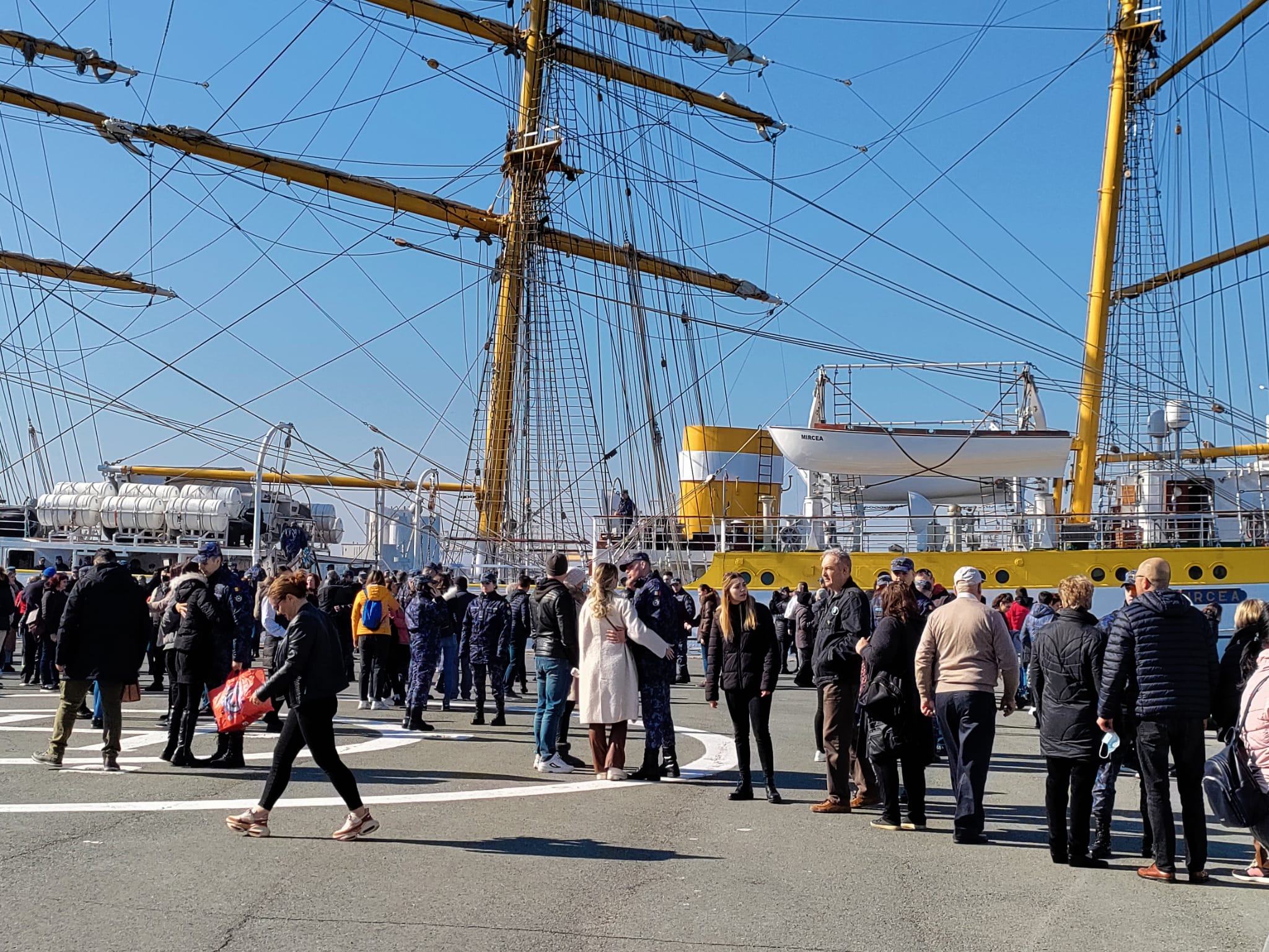 CONSTANŢA: Nava şcoală „Mircea” va pleca în primul marş de instrucţie din acest an în Marea Mediterană