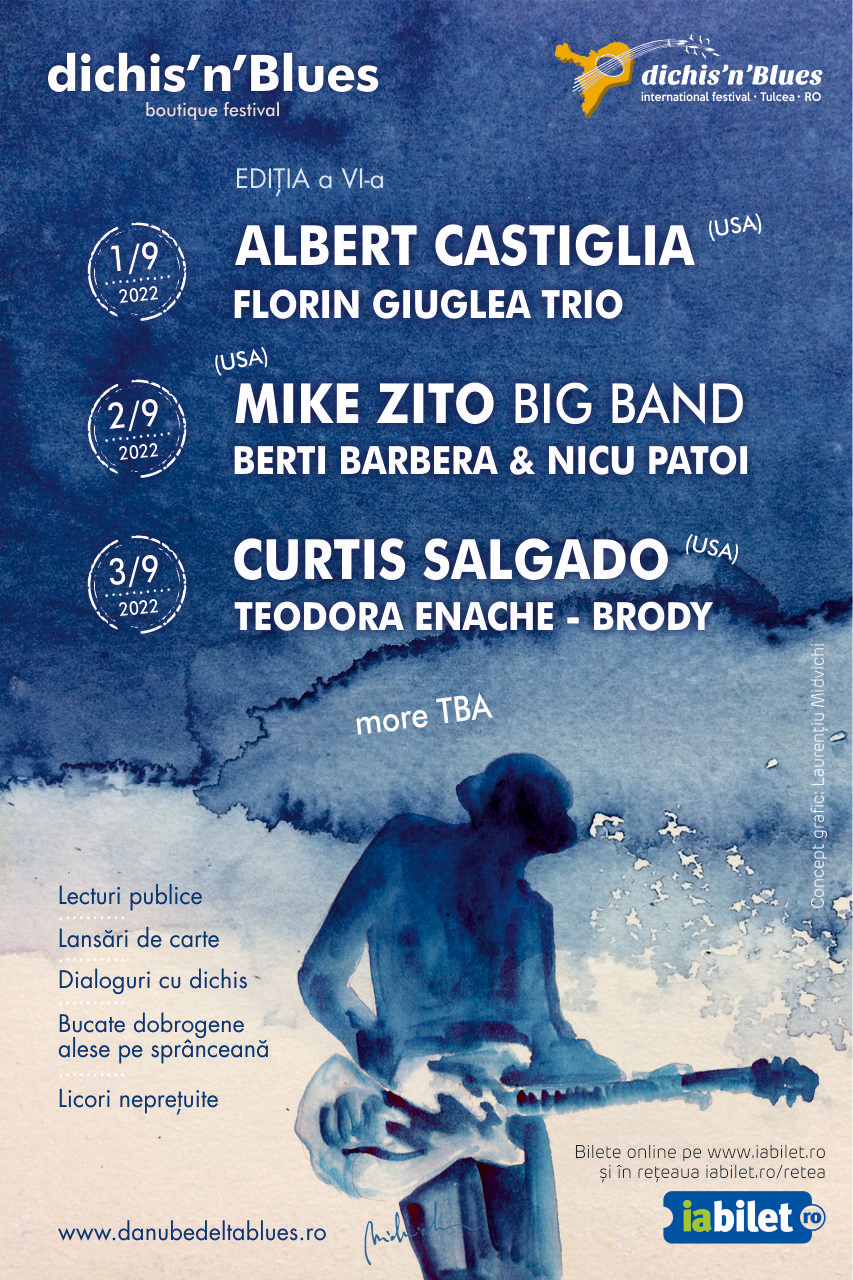 TULCEA: Trei seri de blues, jazz, soul și blues-rock la Festivalul Internațional Dichis’n’Blues 2022