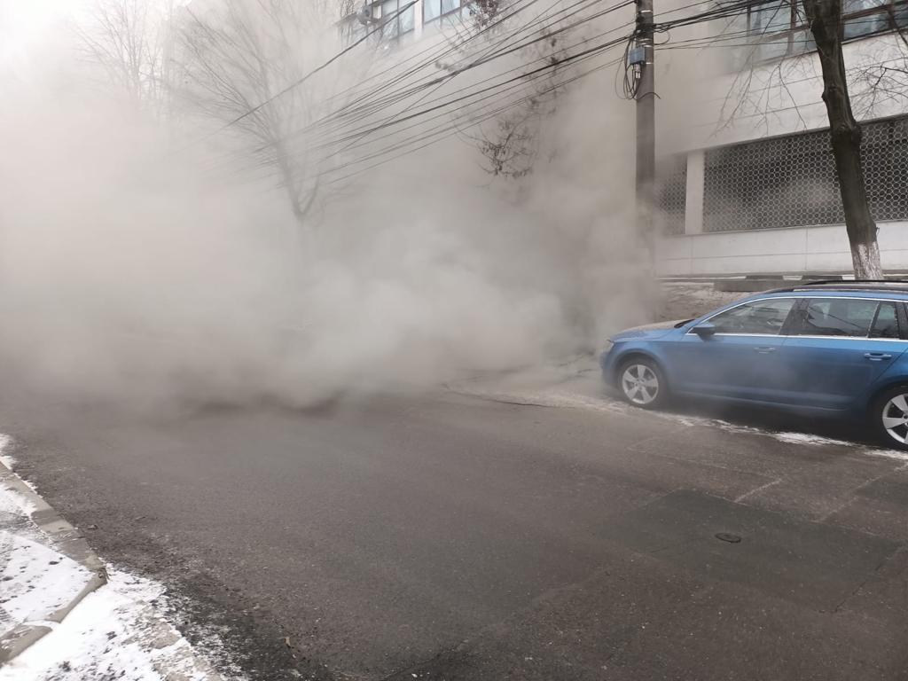 TULCEA: Conductă de gaze fisurată. Circulația a fost oprită în zonă