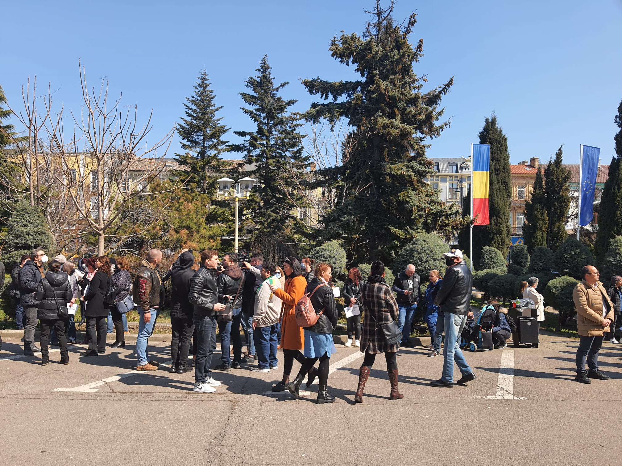 CONSTANȚA: Protest pentru redeschiderea Spitalului de Boli Infecţioase