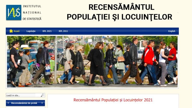 INS începe recenzarea pe teren a populaţiei. Aproape 47% din populaţia ţintă estimată s-a autorecenzat