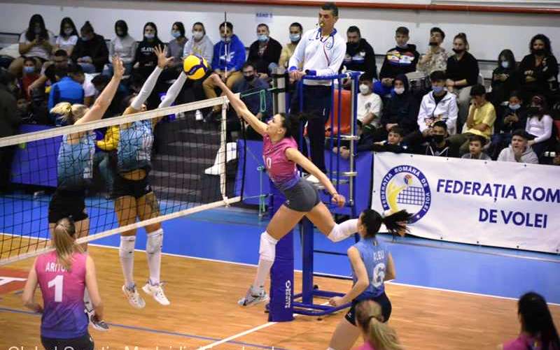 CS Medgidia a fost învinsă de Volei Alba Blaj în Divizia A1 la volei feminin
