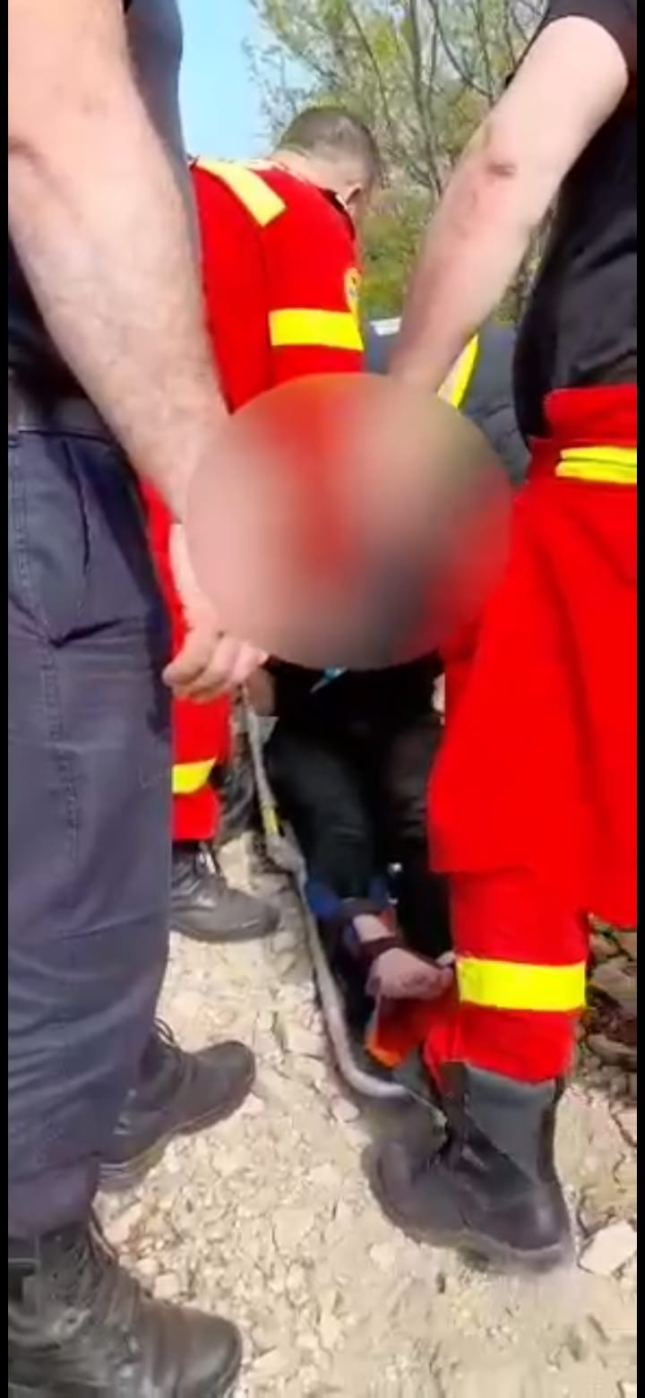 VIDEO. Intervenție a unui echipaj SMURD pe un traseu turistic din munții Măcin