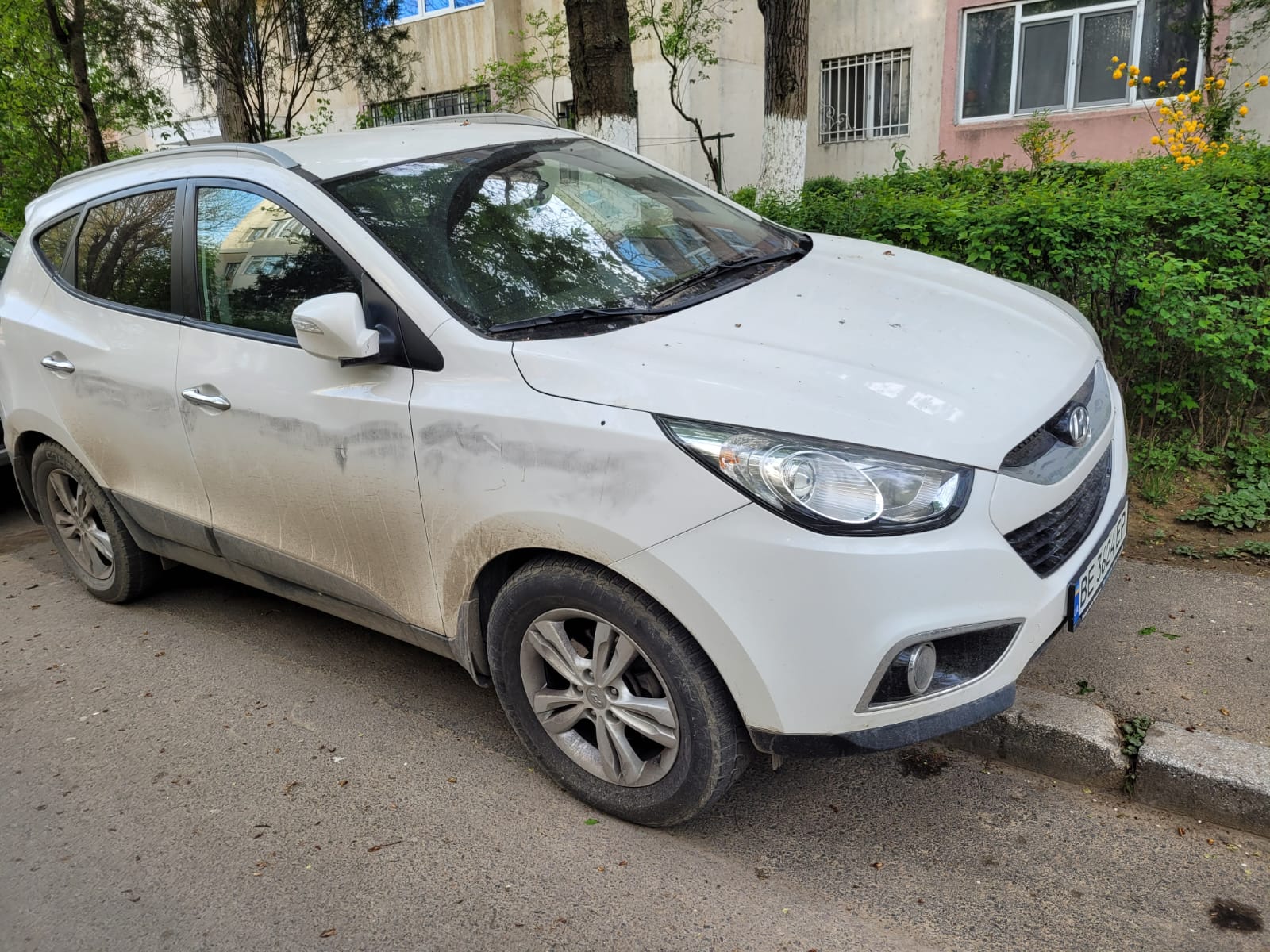 CONSTANȚA/FOTO: Autoturisme din Ucraina, vandalizate pe stradă