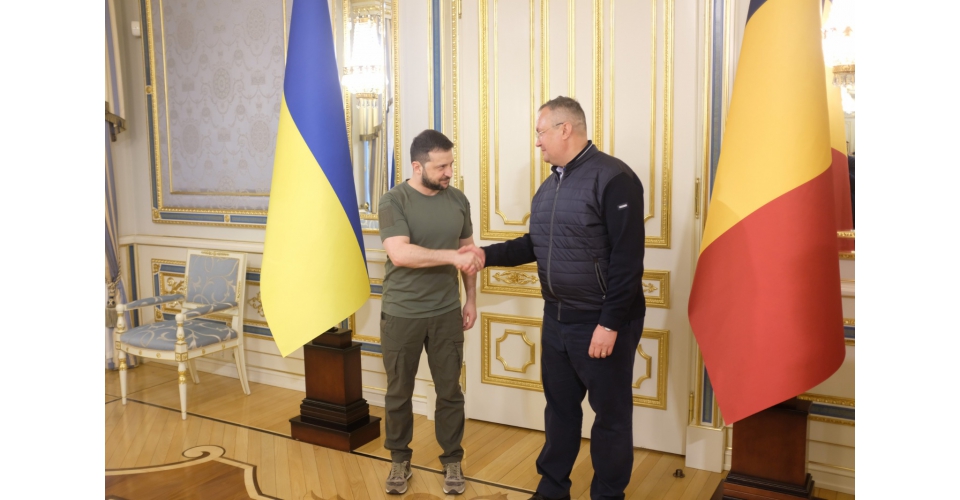 Premierul Ciucă, vizită de lucru în Ucraina. A fost însoţit de Marcel Ciolacu şi de Bogdan Aurescu