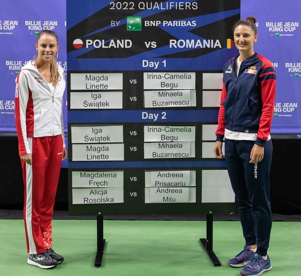 Irina Begu a fost învinsă de Magda Linette în primul meci din Cupa Billie Jean King