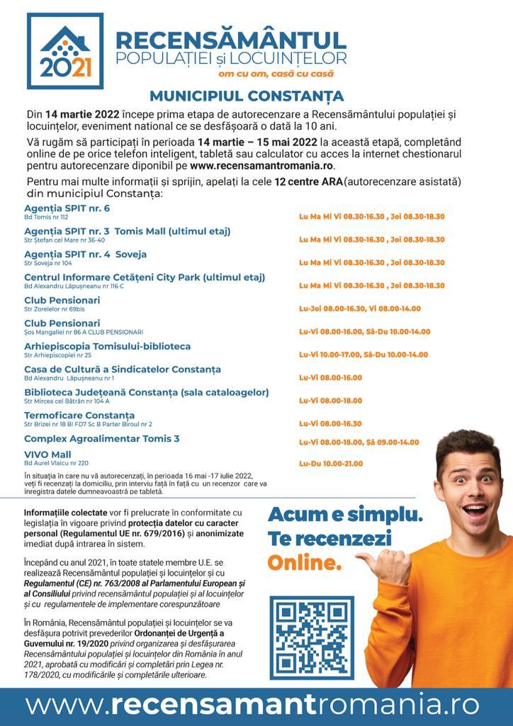Au mai rămas câteva zile în care vă puteți autorecenza