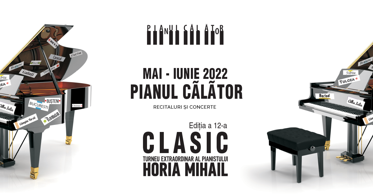 Pianistul Horia Mihail ajunge la Constanţa şi Tulcea