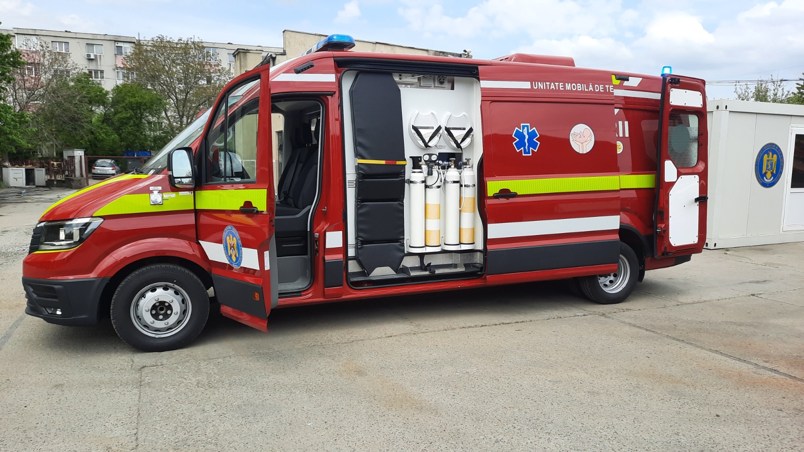 CONSTANŢA: Ambulanță pentru nou-născuții în stare critică, în dotarea Inspectoratului pentru Situații de Urgență „Dobrogea“
