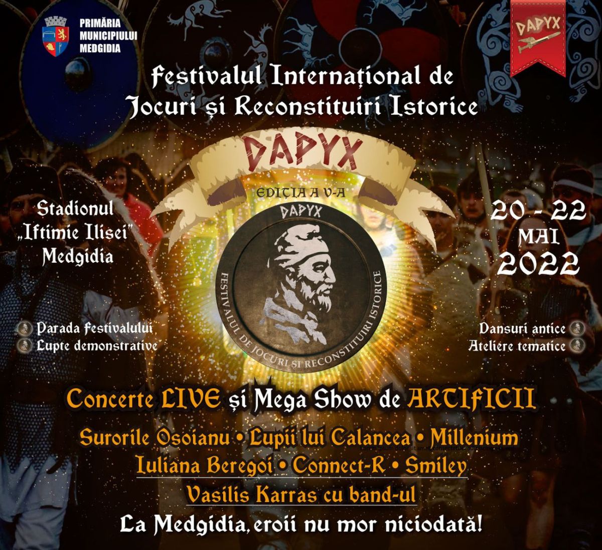 Primarul din Medgidia, Valentin Vrabie – DAPYX 2022: Încercăm să aducem la Medgidia artiști importanți, în funcție de dorințele oamenilor