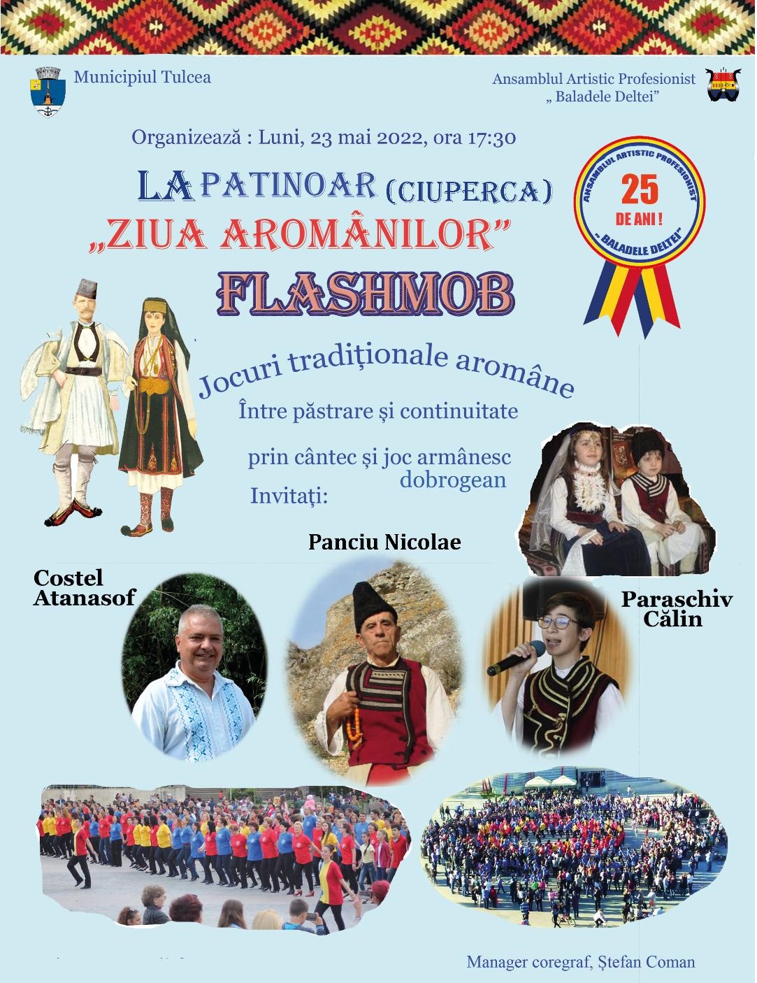 TULCEA: Flashmob de Ziua Aromânilor de Pretutindeni
