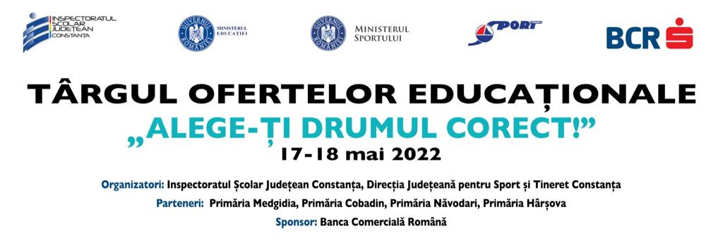 70 de unități de învățământ preuniversitar participă la Târgul Ofertelor Educaționale, ediția 2022