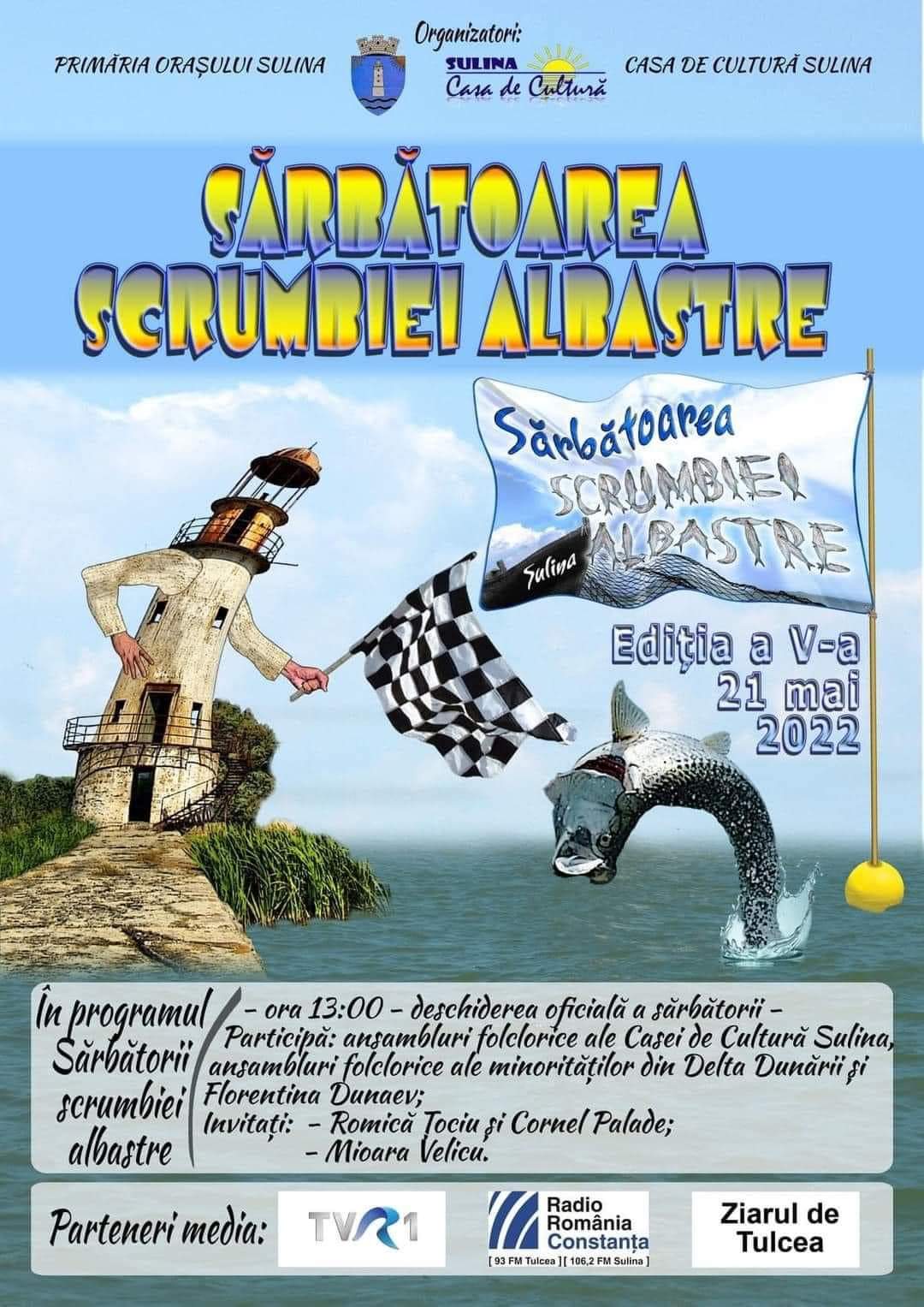 Festivalul scrumbiei albastre, la Sulina – ”S-a prins puţină scrumbie anul acesta şi se vinde mai scump decât anul trecut”