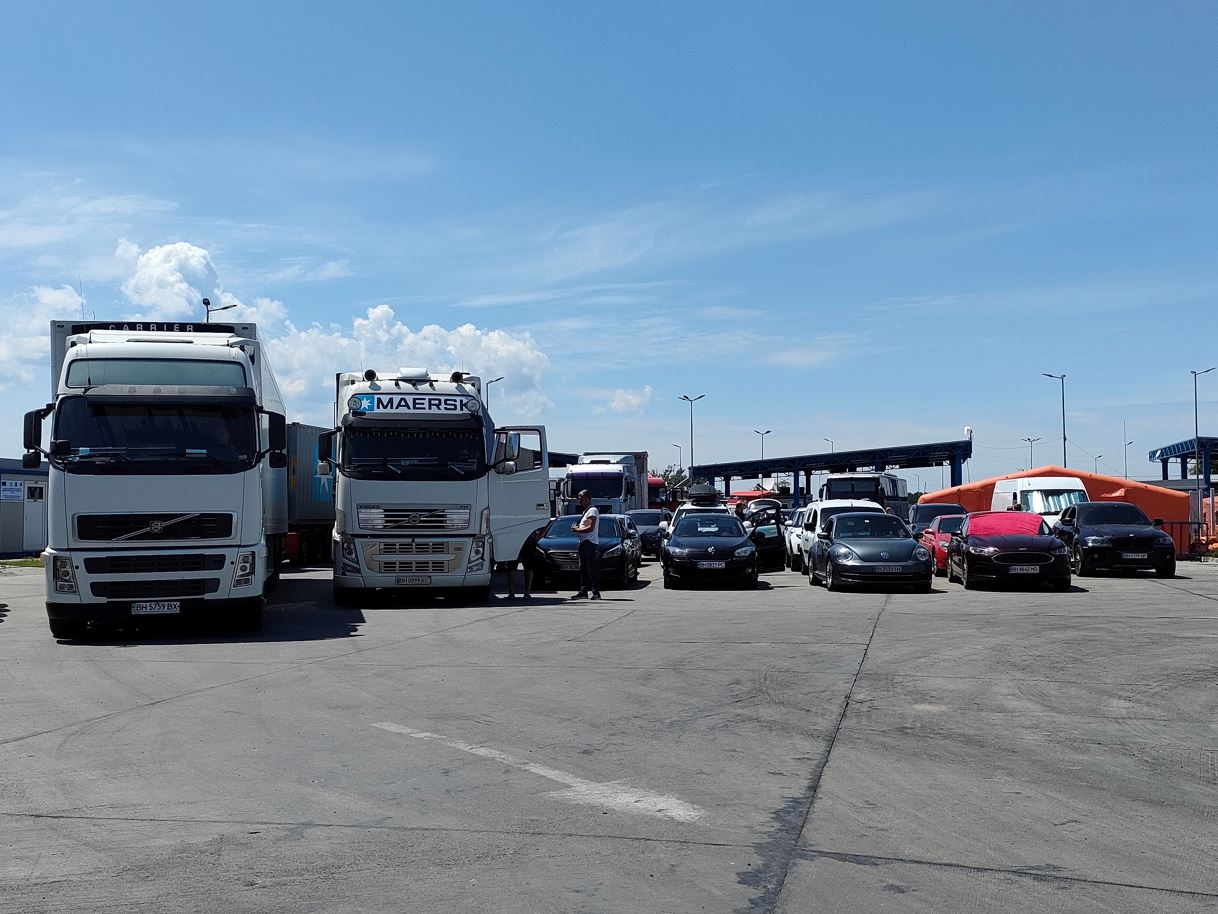 TULCEA: Aglomerare de camioane, în Vama Isaccea