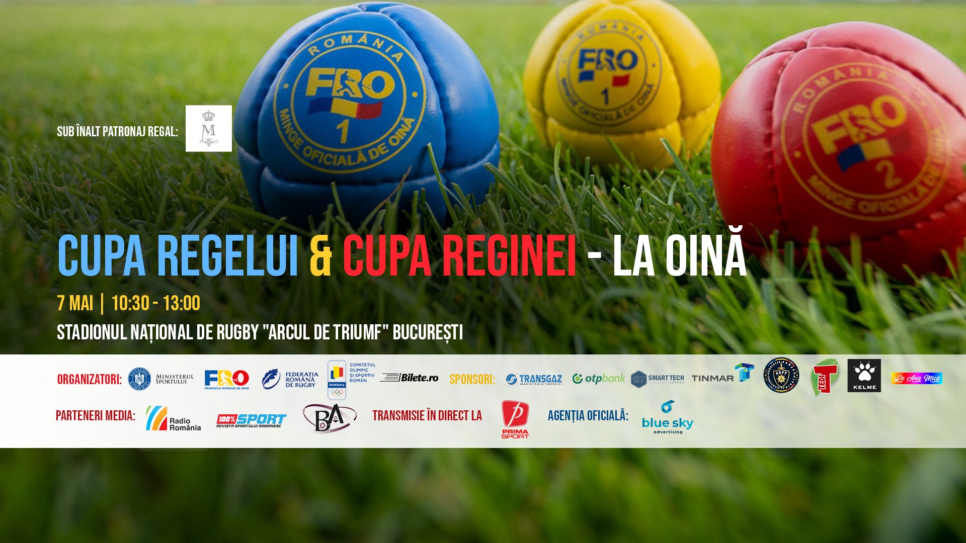 Oina aduce în prim-plan Cupa Reginei și Cupa Regelui